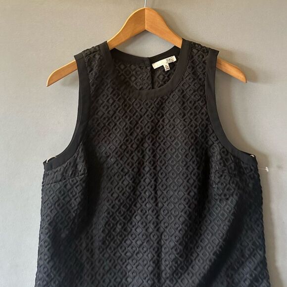 5 for $45 H&C Top Blouse Shirt Size M Lace Black - Picture 2 of 6